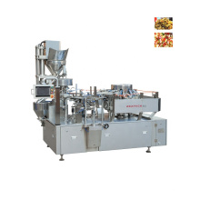 Rotary Automatic Sauces Vegetables Vacuum Packing Machine For Preserved Pickle